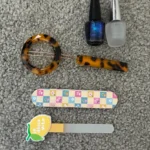 Beauty Bundle Set Nail Polish Hair Clips Nail Files