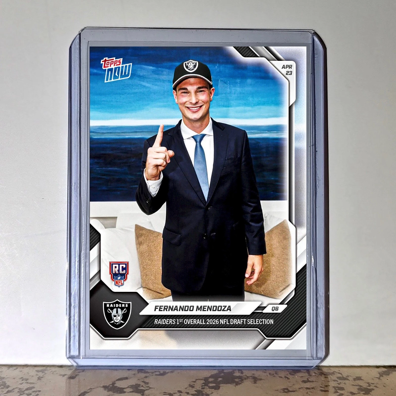 s-l1600 (7) Fernando Mendoza 2026 Topps NOW Rookie Card RC Raiders - Image 1