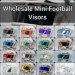 Mini Football Helmet Visor Riddell Speed Mini Helmet Color Choose Set - Image 2