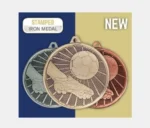 Stamped Iron Football Medal New Design Award Medal Set