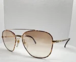 Carrera Vintage Aviator Sunglasses Gold Tortoise Brown Gradient