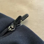 Adidas Black Windbreaker Jacket Full Zip 3 Stripe Lightweight - Image 4