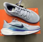 Nike Air Zoom Pegasus 41 Mens Running Shoes Grey Navy Blue