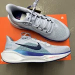 Nike Air Zoom Pegasus 41 Mens Running Shoes Grey Navy Blue