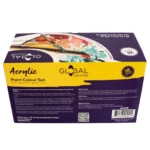 Global Colours Acrylic Paint Set 18 Colours Eco-Friendly Non-Toxic - Image 5