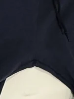 Navy Tech Fleece Open-Hem Jogger Trousers Snap Button - Image 3