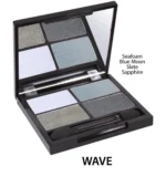 Zuii Wave 4 Color Shimmer Eyeshadow Palette Smokey Blue