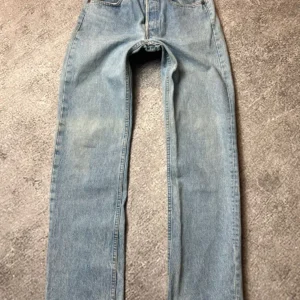 Levis Womens High Waist Straight Leg Light Wash Blue Denim Jeans