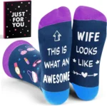 Funny Wife Gift Socks for Anniversary, Valentine & Wedding