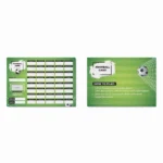 Football Scratch Card 40 Teams Charity Fundraising Prize Draw Cards - Image 3