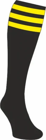 Football Socks Adult Kids Sports Match Socks 3 Stripe Multi Colours - Image 4