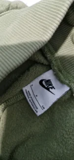 Nike Fleece Jogger Sweatpants Olive Green Swoosh Unisex - Image 3