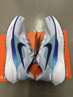 Nike Air Zoom Pegasus 41 Mens Running Shoes Grey Navy Blue - Image 3