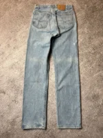 Levis Womens High Waist Straight Leg Light Wash Blue Denim Jeans - Image 4