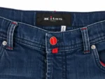 Kiton Mens Luxury Jeans Italian Designer Denim Faded Blue Straight Fit - Image 2
