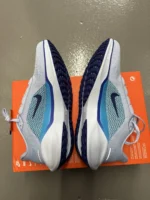 Nike Air Zoom Pegasus 41 Mens Running Shoes Grey Navy Blue - Image 2