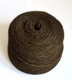 Soft Wool Yarn Cone Heathered Dark Olive Brown for Knitting - Image 3