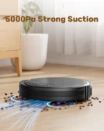 6600Pa Super-Slim Robot Vacuum Mop 2.99in 4 Brushes App Remote - Image 3