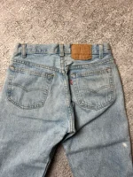 Levis Womens High Waist Straight Leg Light Wash Blue Denim Jeans - Image 5