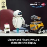 Lego Disney Pixar WALL-E And EVE Set Collectible Display Gift - Image 6