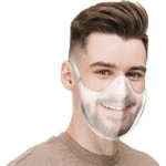 Clear Anti Fog Face Shield Mask Reusable Transparent Cover - Image 2