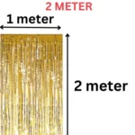 Metallic Foil Fringe Curtain Party Backdrop Decoration - Image 5
