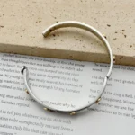 Minimalist Open Cuff Bracelet Bangle for Women And Men - Image 4