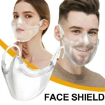 Clear Anti Fog Face Shield Mask Reusable Transparent Cover