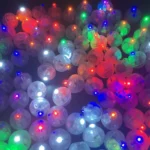 Mini LED Balloon Light Up Party Glow Balls Multicolour Pack - Image 3