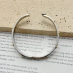 Minimalist Open Cuff Bracelet Bangle for Women And Men