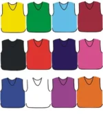 Multicolor Sports Training Bib Vest Set  Lightweight Jersey Bibs